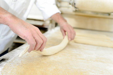 Rolling some dough