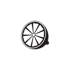 Lemon solid icon, healthy fruit, vector graphics, a filled pattern on a white background, eps 10.