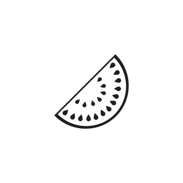 Watermelon solid icon, healthy fruit, vector graphics, a filled pattern on a white background, eps 10.