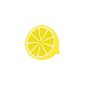 Lemon solid line icon, healthy fruit, vector graphics, a colorful linear pattern on a white background, eps 10.