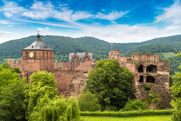 Heidelberg Castle, Germany - obrazy, fototapety, plakaty