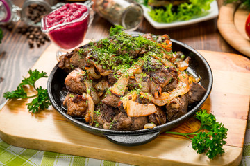 tasty and healthy food on the table, useful food products