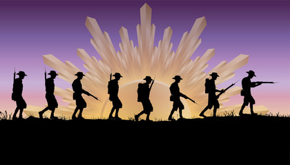 Anzac Day, Australian soldiers of World War 1