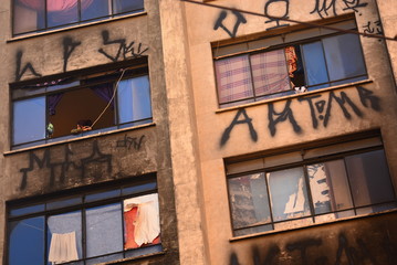 occupation / squat / pixação / São Paulo / Brazil
