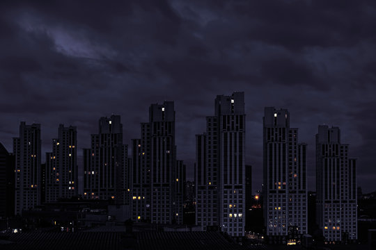 Apartments And Skyscrapers At Maslak