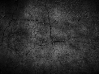 Grunge concrete cement wall with crack in industrial building, g