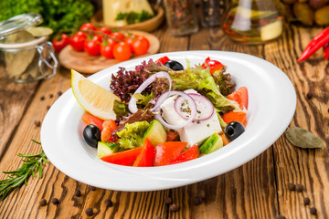 tasty and healthy food on the table, useful food products