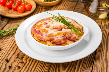 tasty and healthy food on the table, useful food products