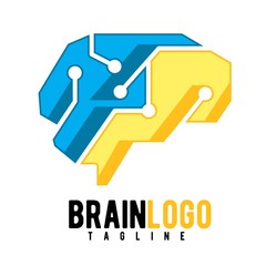 brain vector logo