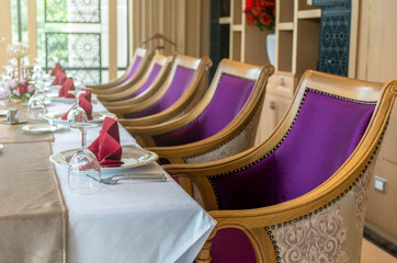 Luxury restaurant set