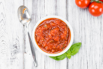 Tomato Sauce (selective focus)