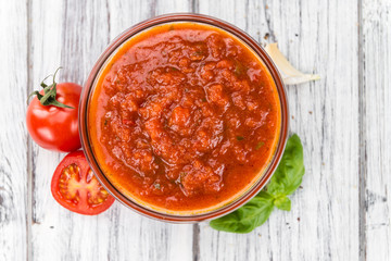 Tomato Sauce (selective focus)