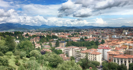 Fototapeta na wymiar Photo of Bergamo, Italy.