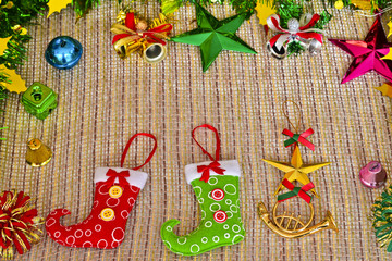 Merry Christmas background, greeting card