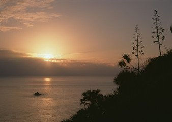 Sunset and Sea