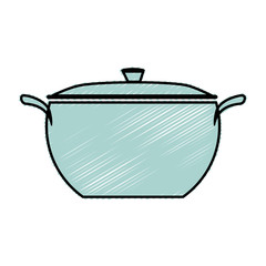 kitchen pot isolated icon vector illustration design