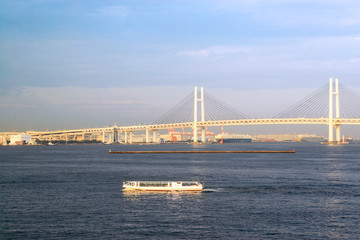 sightseeing boat on the sea