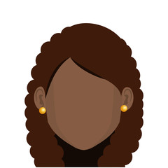 cute woman avatar casual vector illustration design