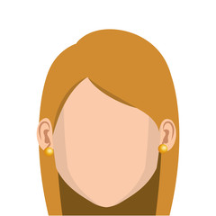 cute woman avatar casual vector illustration design