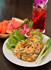 Shrimps Pad Thai, Thai Food