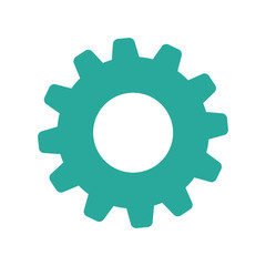 Isolated gear symbol icon vector illustration graphic design