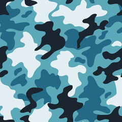 Modern fashion vector trendy camo pattern