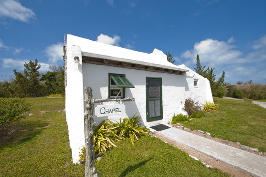 Heydon Trust Chapel dating from 1616, Somerset, Bermuda