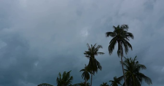 Tropical thunderstorm timelapse