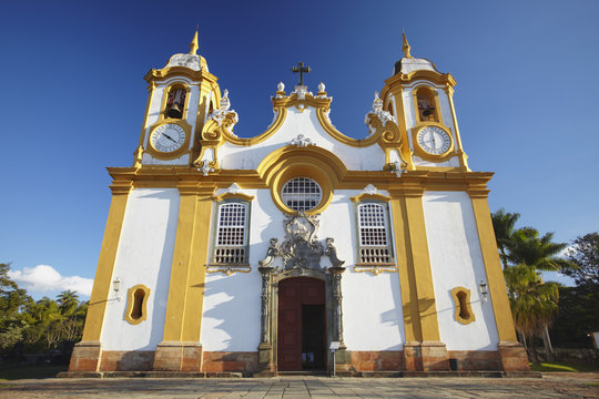 Matriz de Santo Antonio Church, Tiradentes, Minas Gerais, Brazil 