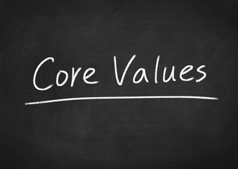 Obraz premium core values
