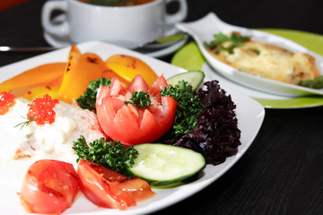 Fish Appetizer On Plate