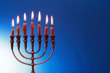 Traditional Jewish Menorah