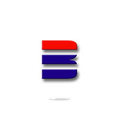 b, logo b, letter b, vector, icons, icon b, ribbon, font, symbol b