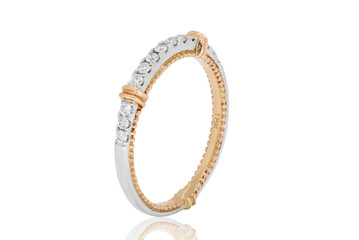 anillo en oro con zafiro rubies y diamantes en fondo blanco  ring in gold with sapphire and...