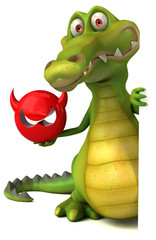Fototapeta premium Fun crocodile