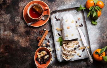 Christmas German stollen