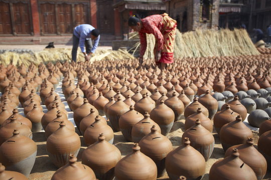Potters' Square, Bhaktapur, Kathmandu Valley, Nepal