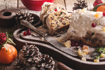 Christmas German stollen