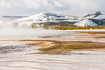 Steam from Hot Springs Pool