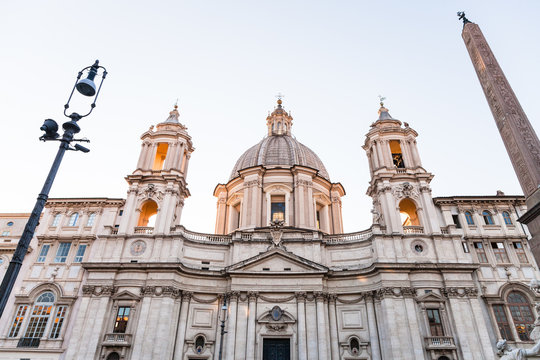 Church of Sant'Agnese in Agone on Piazza Navona