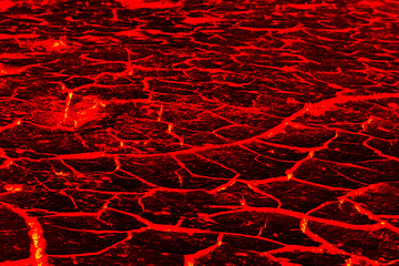 the surface of the lava. background