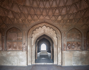 Naklejka premium Tomb of Safdarjung inside view, New Delhi, India