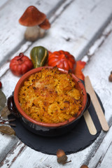 Pasta al forno alla zucca