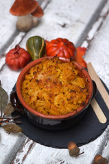 Pasta al forno alla zucca