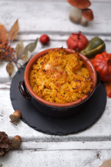 Pasta al forno alla zucca