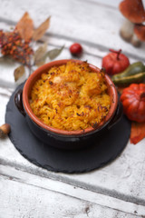 Pasta al forno alla zucca