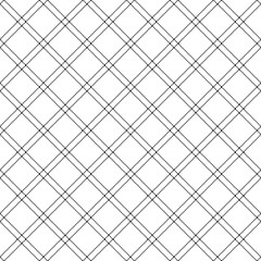 Diagonal check plaid seamless pattern