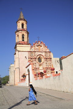Tancoyol Mission, one of five Sierra Gorda missions designed by Franciscan Fray Junipero Serra, Quer?taro, Mexico