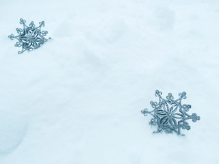 snowflakes pattern as winter texture background