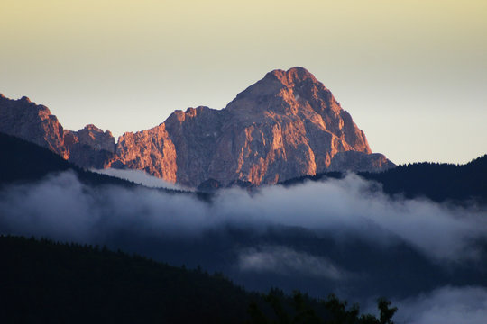 Mangart in Slovenien / Triglav